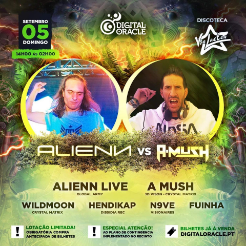 5 Setembro 21 - ALIENN vs A MUSH @ VIA LÁCTEA